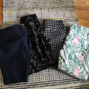 4 pairs Old Navy Pixie Pants size 6